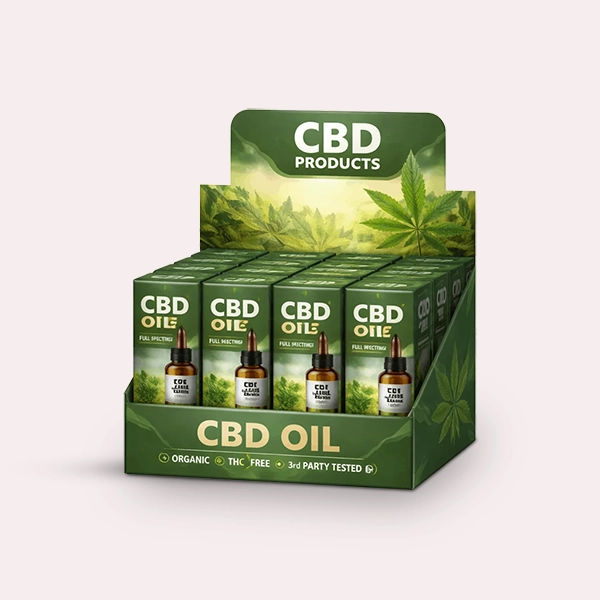 custom cbd display boxes