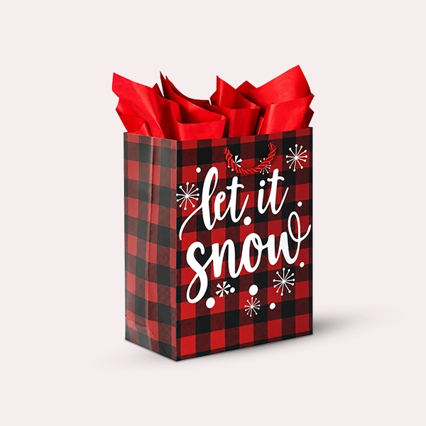 custom christmas paper bags