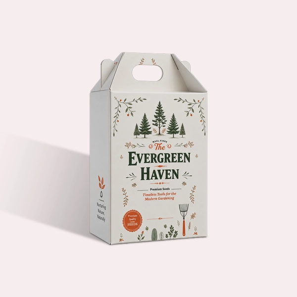 botanical gable packaging boxes