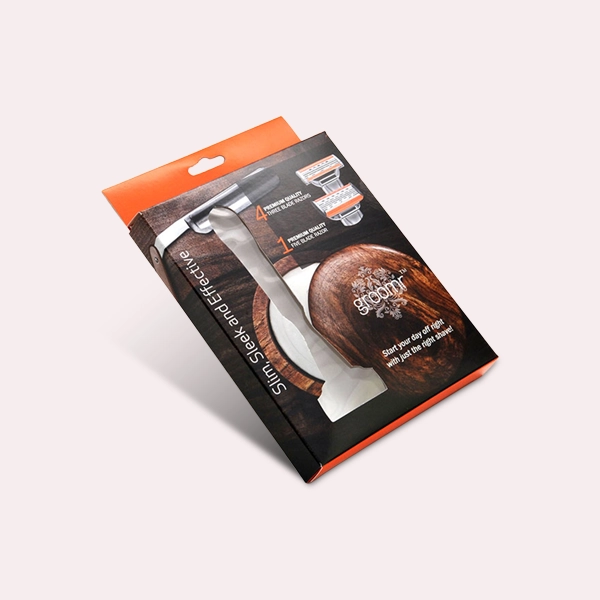 boxes for five panel hanger packaging