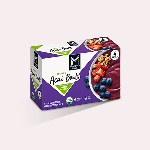custom printed acai packaging
