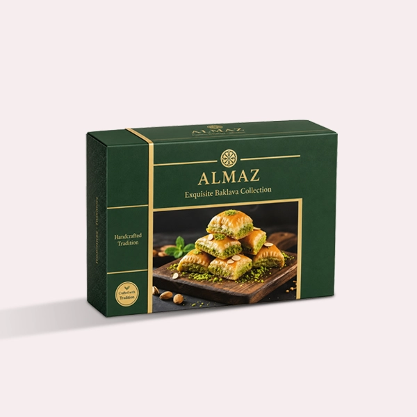 custom printed baklava packaging