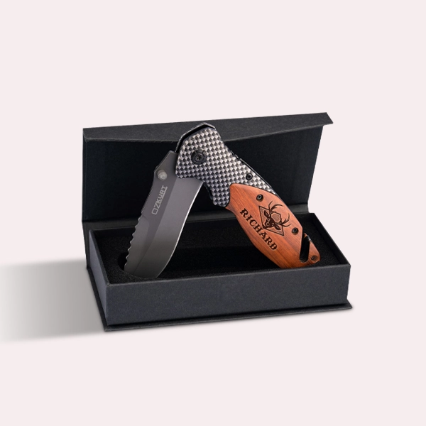custom printed pocket knife packaging