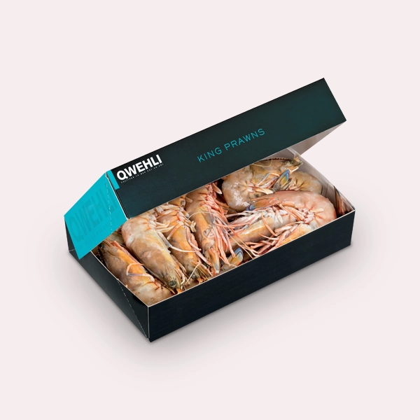 custom printed seafood packaging