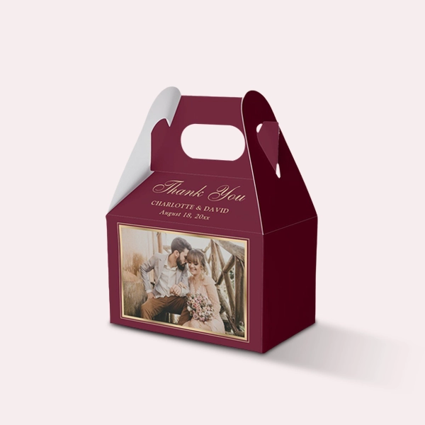 custom printed wedding favor boxes