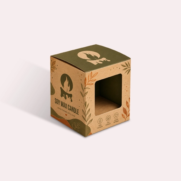 kraft boxes with window wholesale