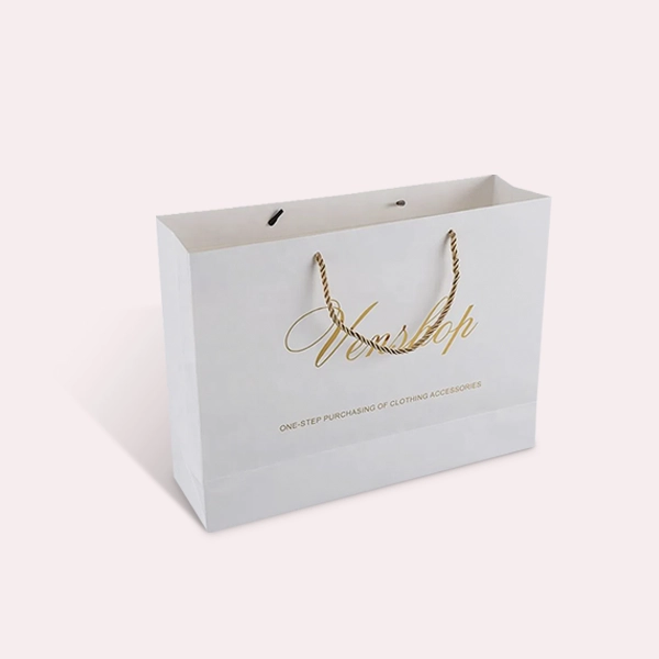 custom foil printed paper bags