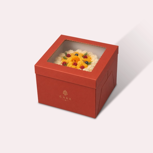 custom printed cake boxes with window