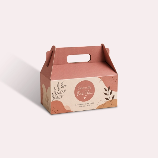 custom printed cardboard boxes with handles