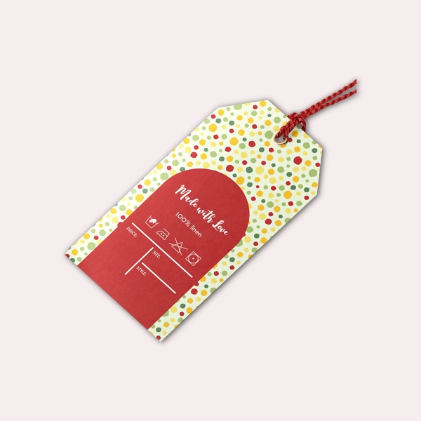 custom printed clothing tags