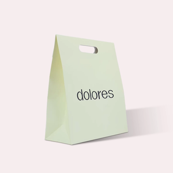 custom printed die cut handle bags