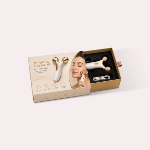 custom printed face massager boxes