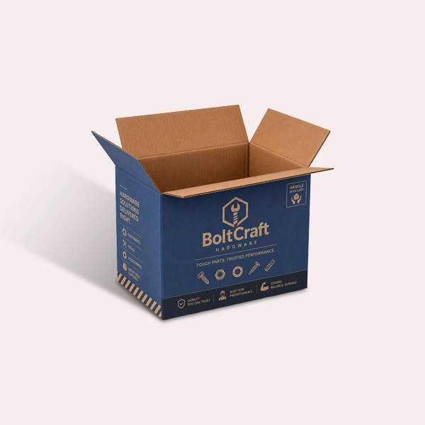 custom printed hardware shipping boxes