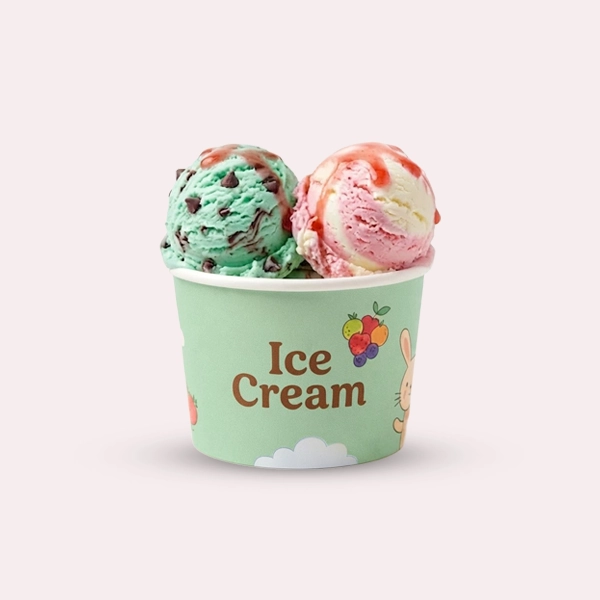 custom printed ice cream cups
