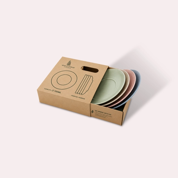 custom printed stoneware plate packaging