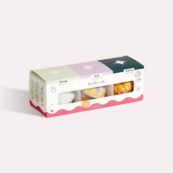 custom printed window die cut boxes
